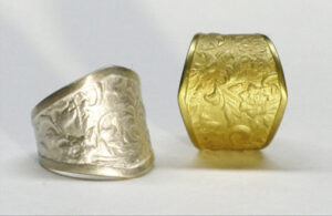 Ringe-Oriental-Silber-Gold750